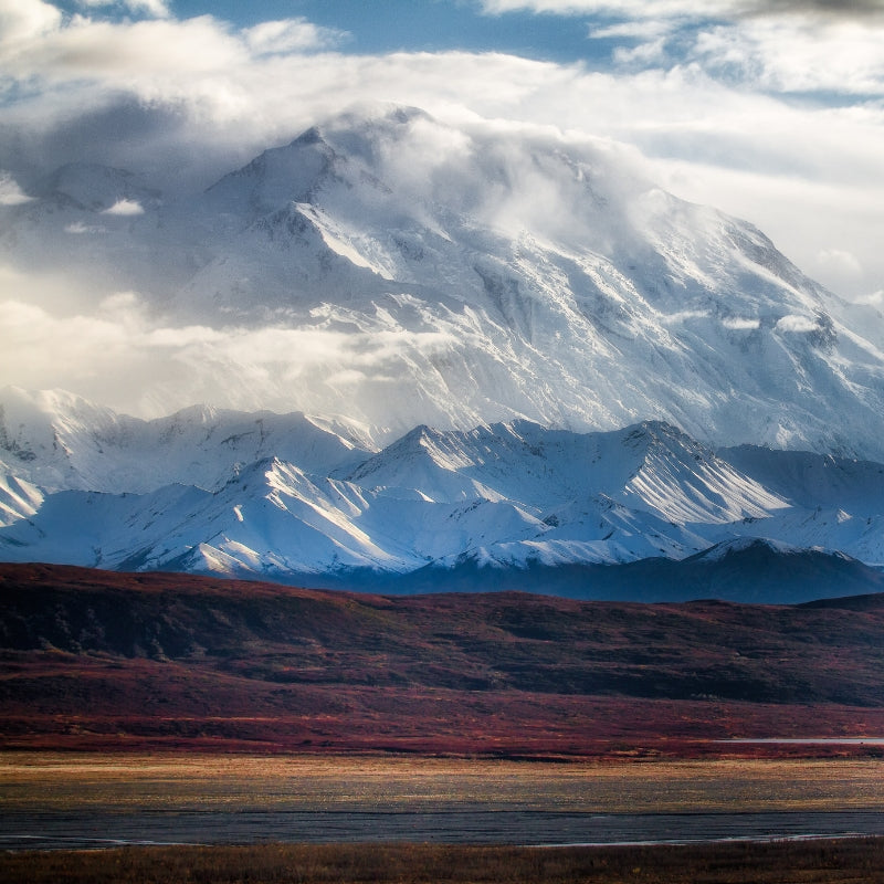 Highest Peak in North America, Mount Denali previously known as Mount McKinley