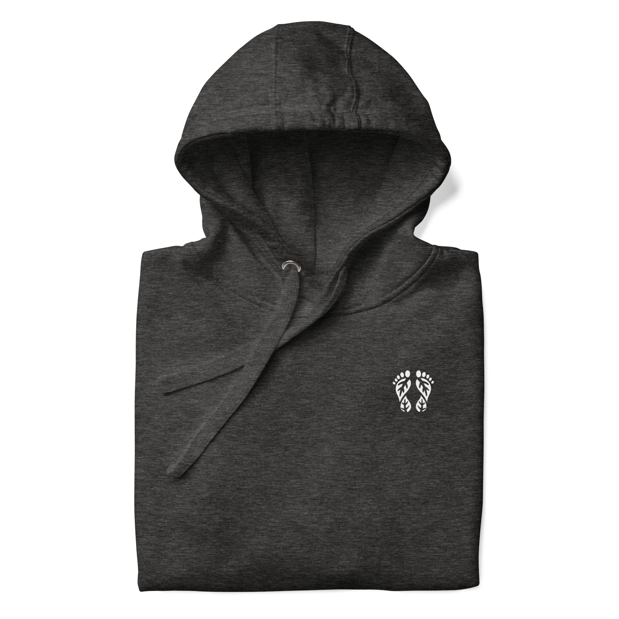 Comfortable Charcoal Heather Nature Hoodie. An essential piece of Nature Clothing for everyday wear in nature.