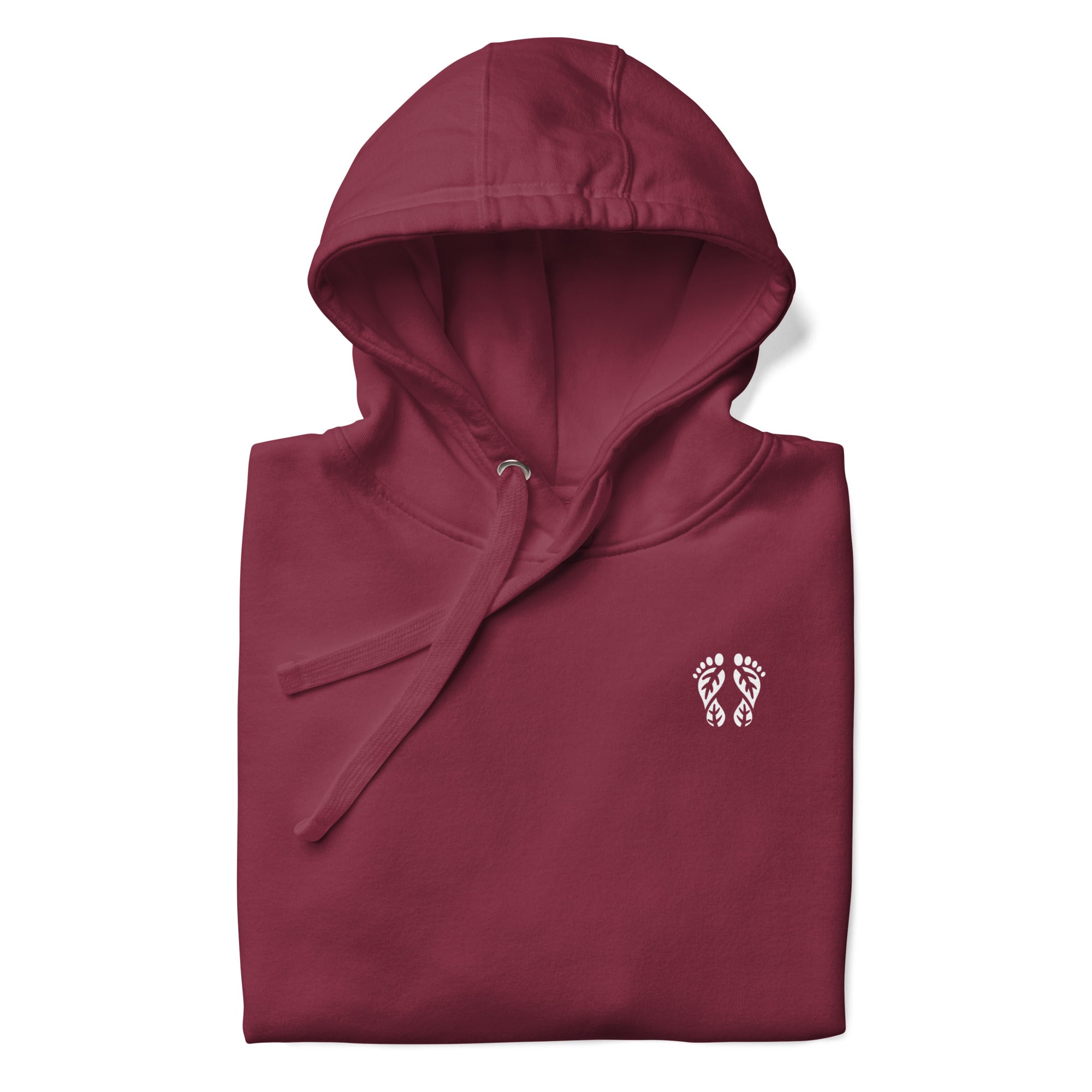 Deep Maroon Nature Hoodie. An essential piece of Nature Clothing for profound natural experiences.