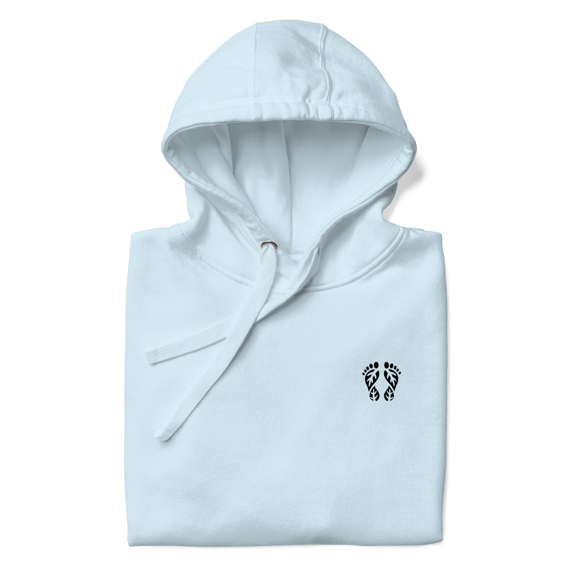 Timeless sky blue Nature Hoodie. An essential piece of Nature Clothing for enduring outdoor style.