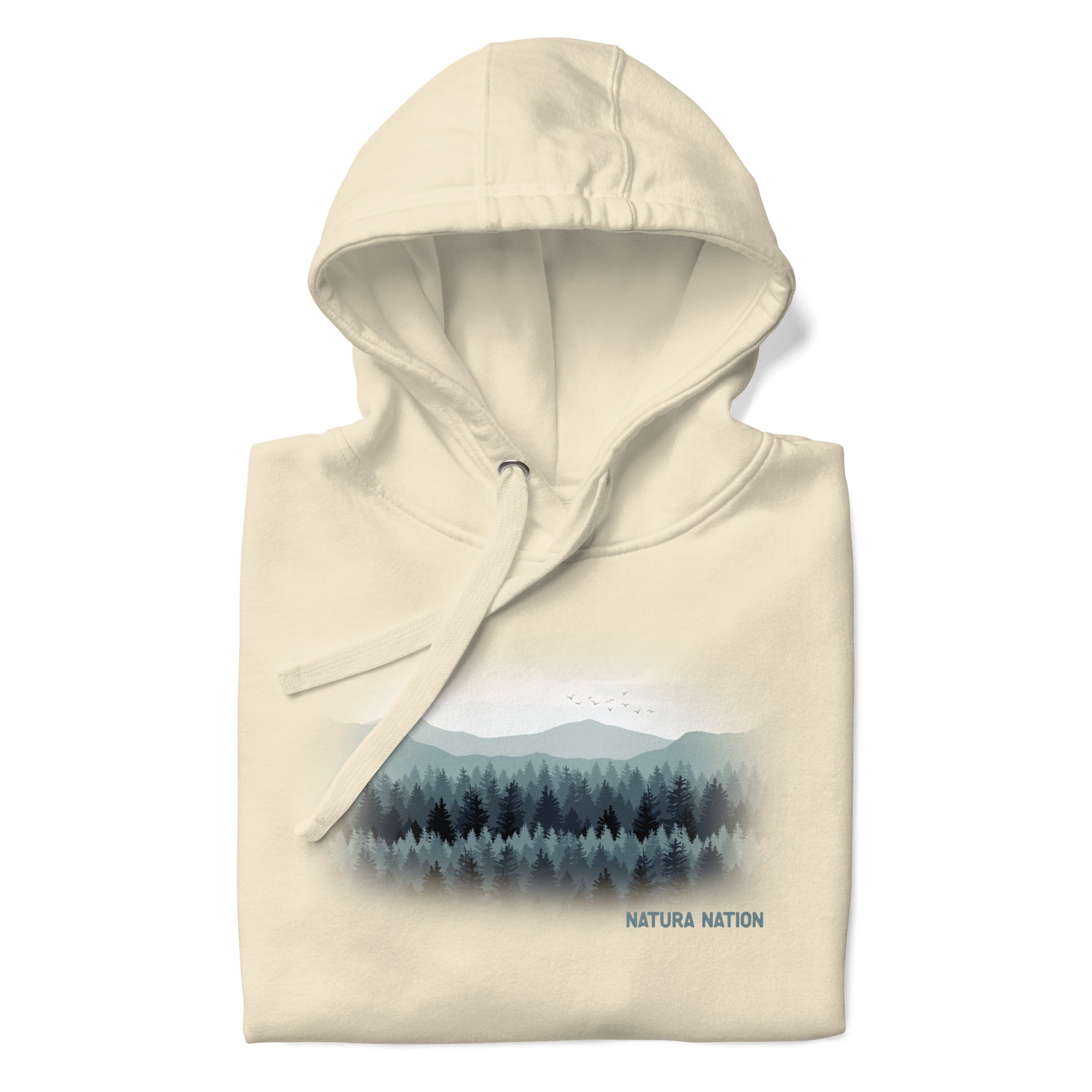 Comfortable Bone Tree hoodie, a versatile piece of Trees Clothing for any natural setting.