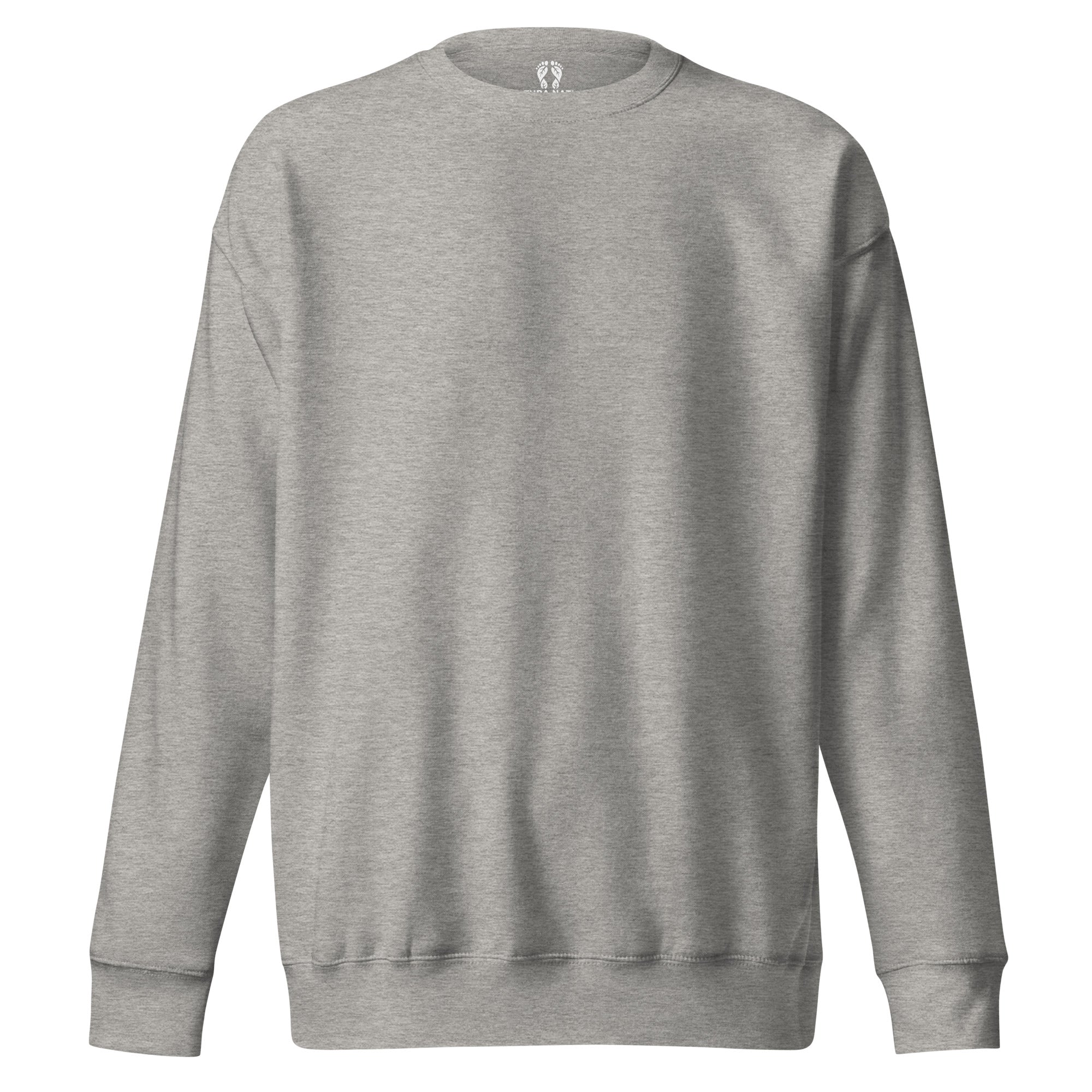 Cool Carbon Grey Ocean Sweatshirt. An essential Nature Sweatshirt for balanced seaside wear.