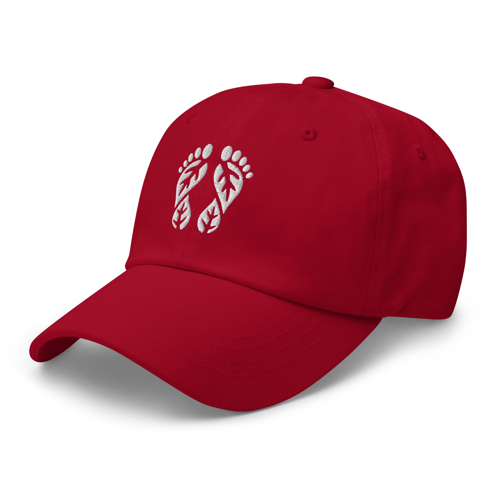 Add a pop of color with our Cranberry Red Nature Hat. This distinctive Nature Dad Hat is a statement piece of Nature Clothing from our Nature Hats.