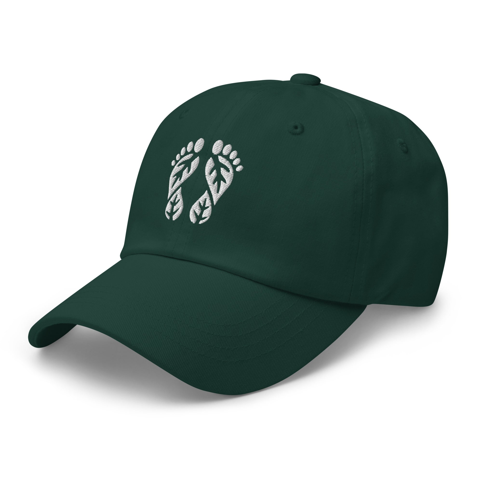 Connect with nature in our Spruce Green Nature Hat. This stylish Nature Dad Hat is a must-have piece of Nature Clothing from our Nature Hats.