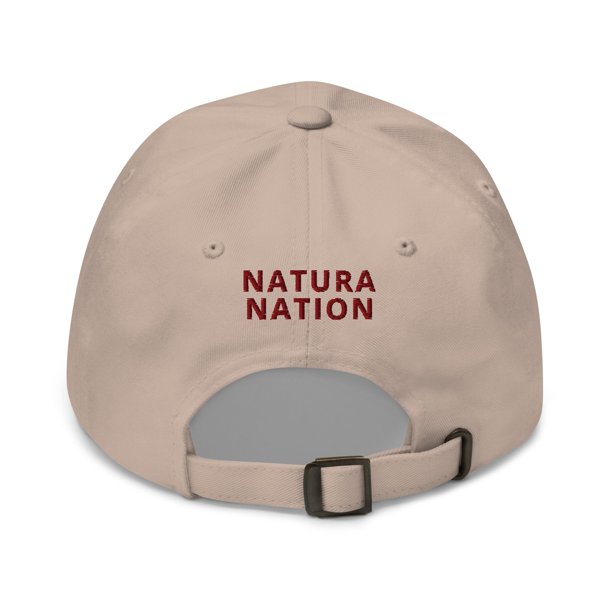 Casual and comfortable Stone Nature Hat. This everyday Nature Dad Hat is a foundational piece of Nature Clothing from our collection of Nature Hats.