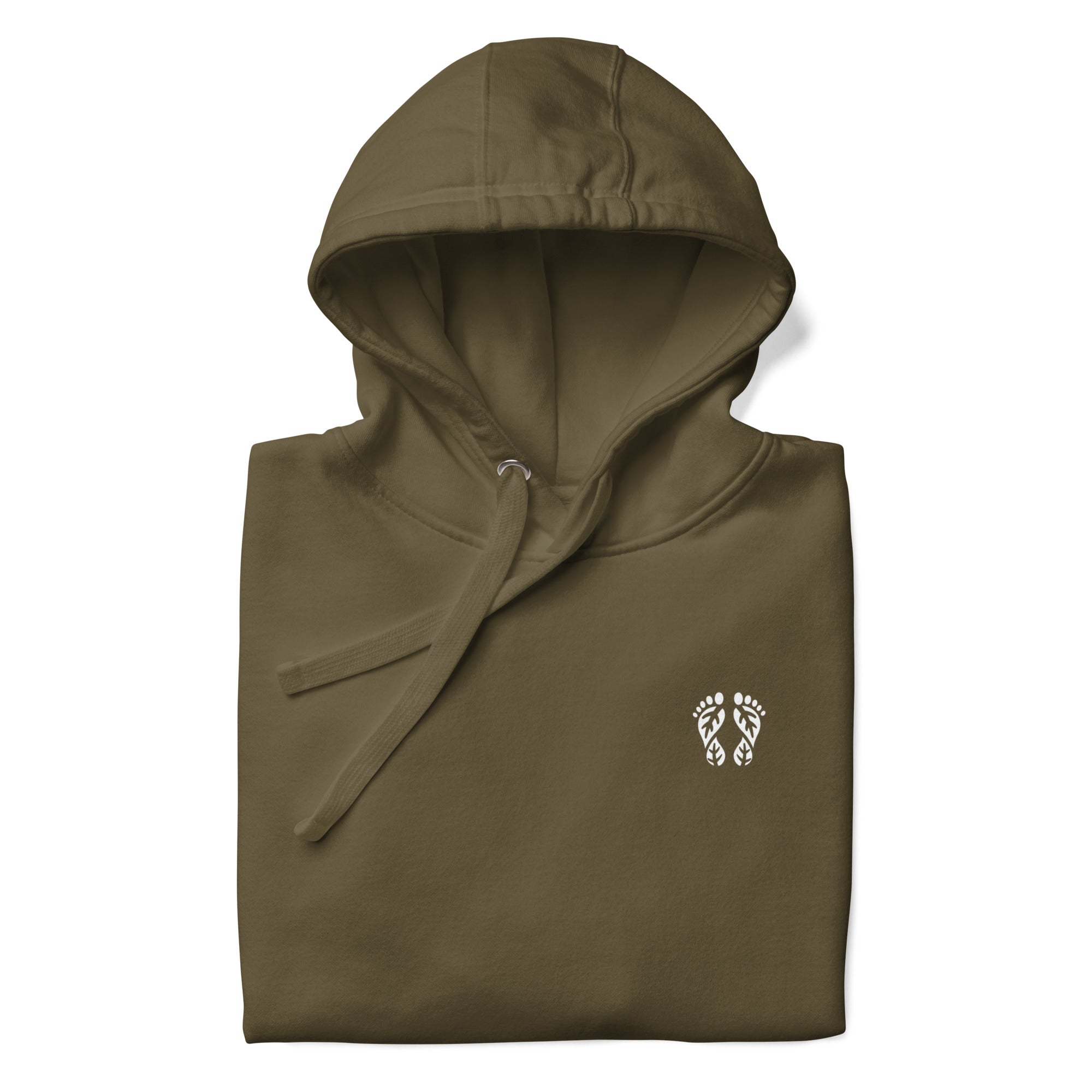 Durable Military Green Nature Hoodie. An essential piece of Nature Clothing for any challenging trail.
