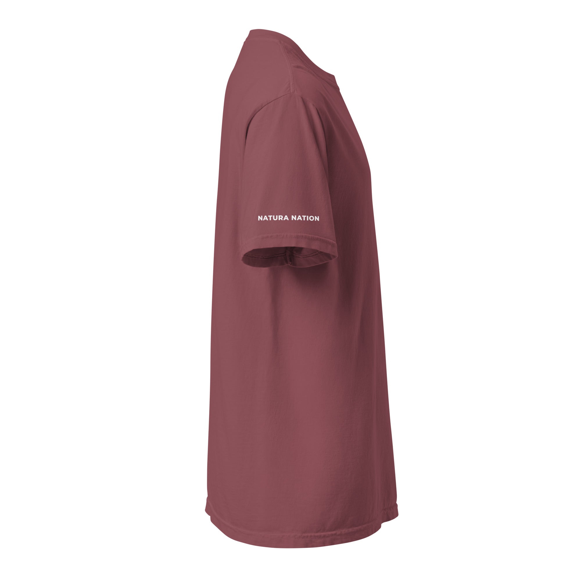 'Natura's Footprints' Brick Nature T-Shirt: Your unique Nature Clothing choice for a touch of rustic charm.