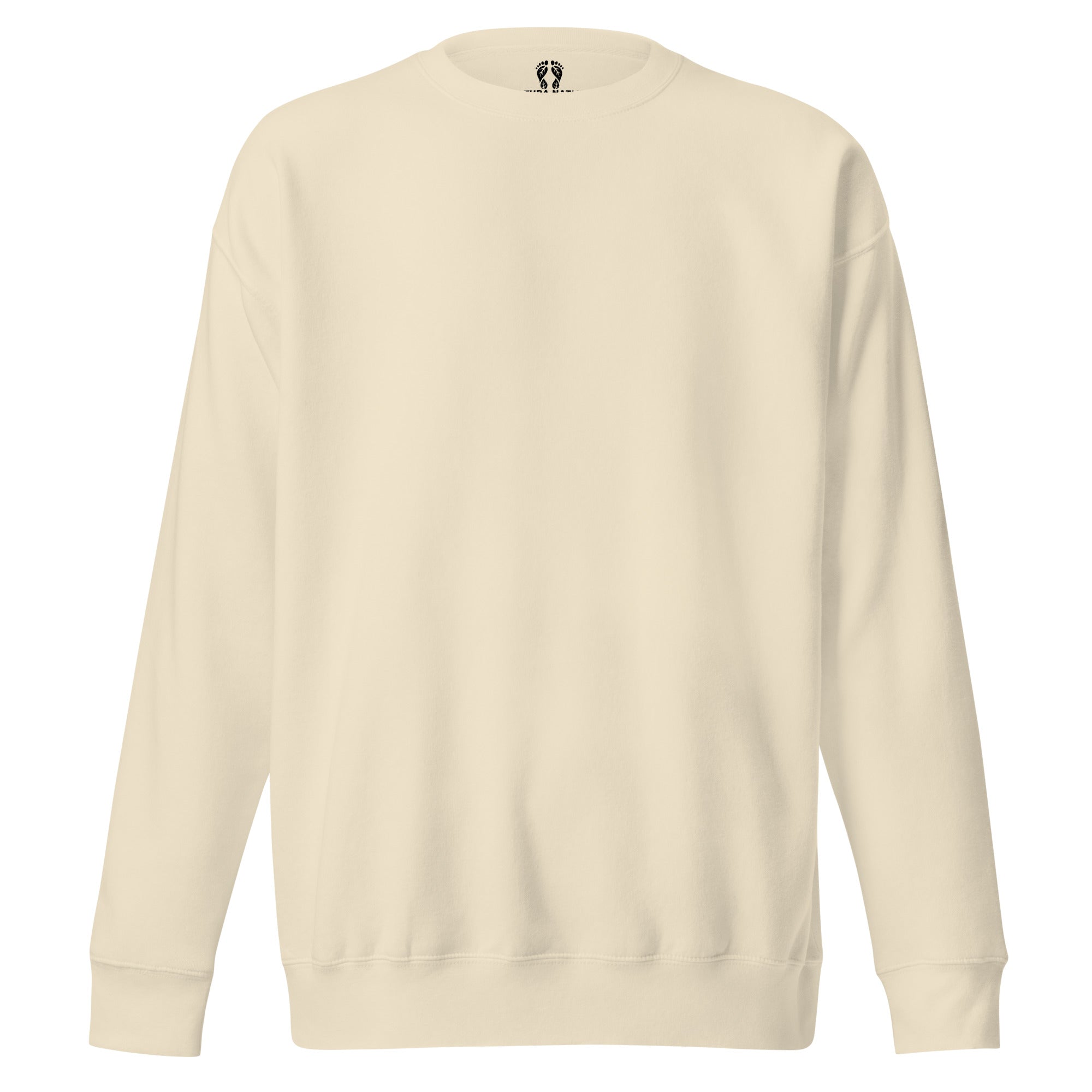 Neutral Bone Ocean Sweatshirt. An essential Nature Sweatshirt for gentle coastal explorations.