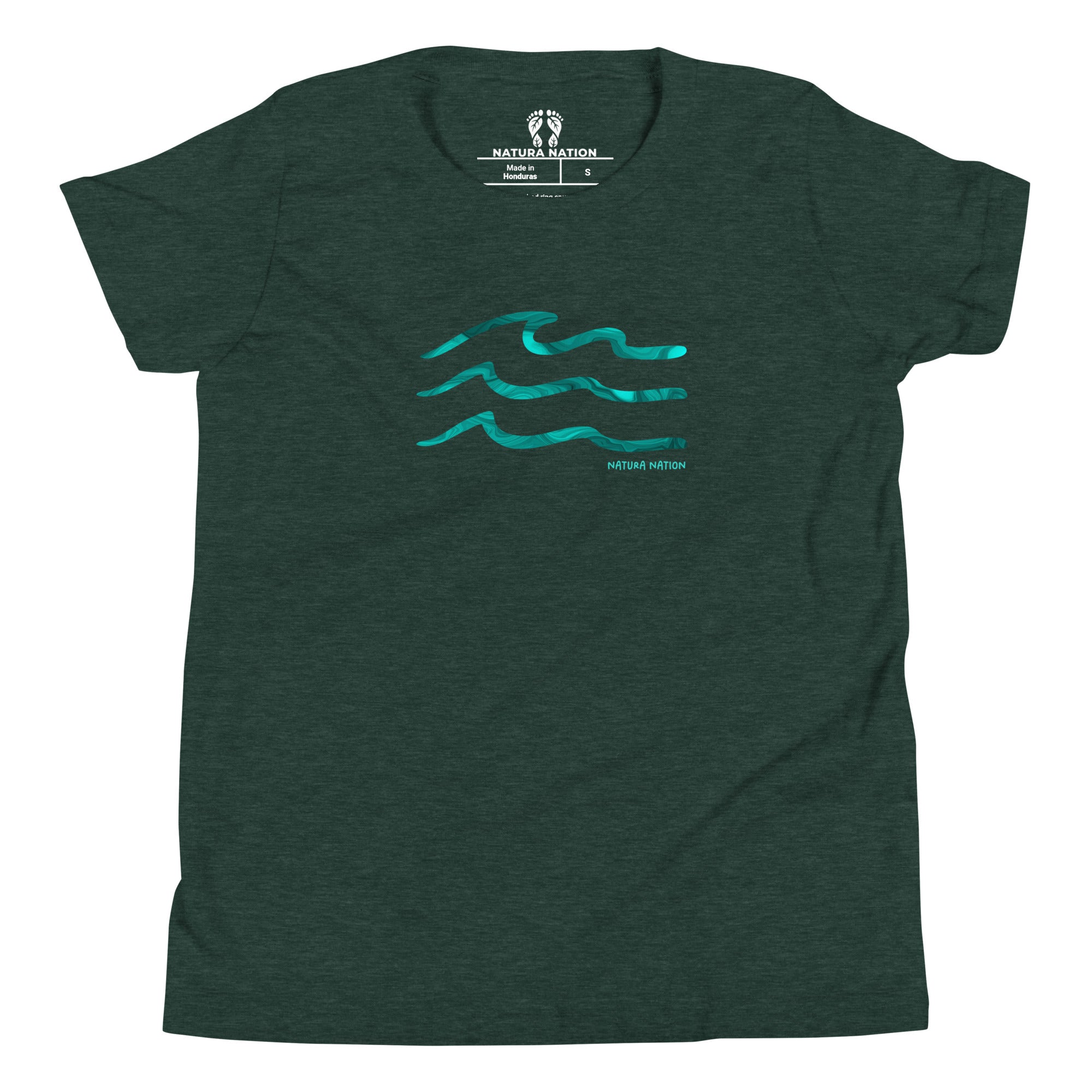 Kids ocean t-shirt with a sea graphic.