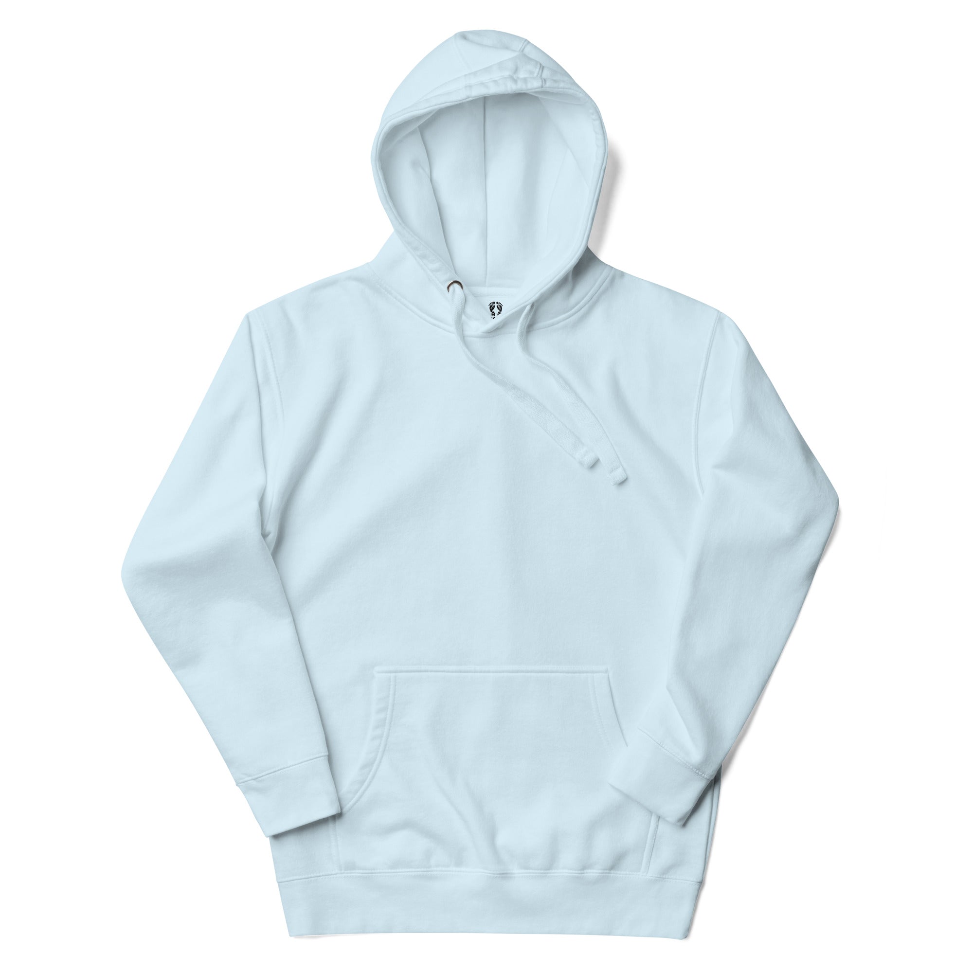 Clear Sky Blue Ocean Hoodie. An essential Nature Hoodie for tranquil seaside moments.