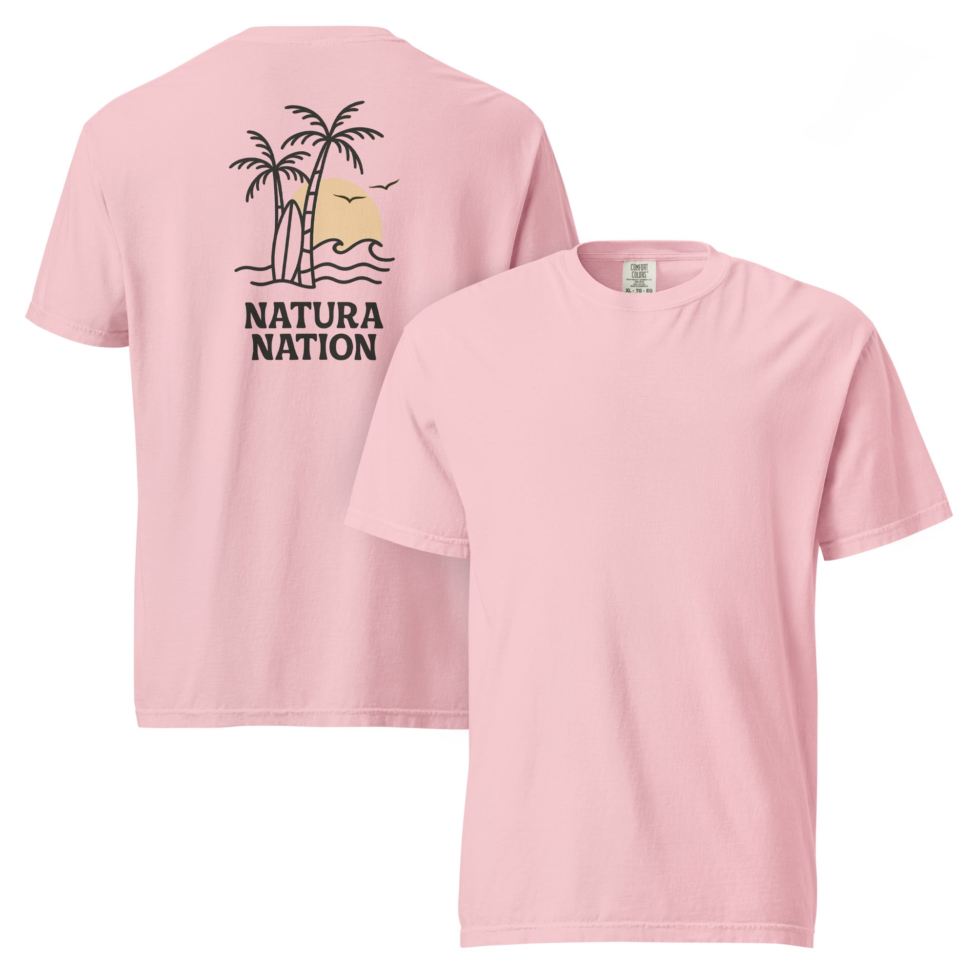 'Tropical Dreams' Blossom Nature Shirt: Your gentle Nature T-Shirt choice for a touch of warmth and color.