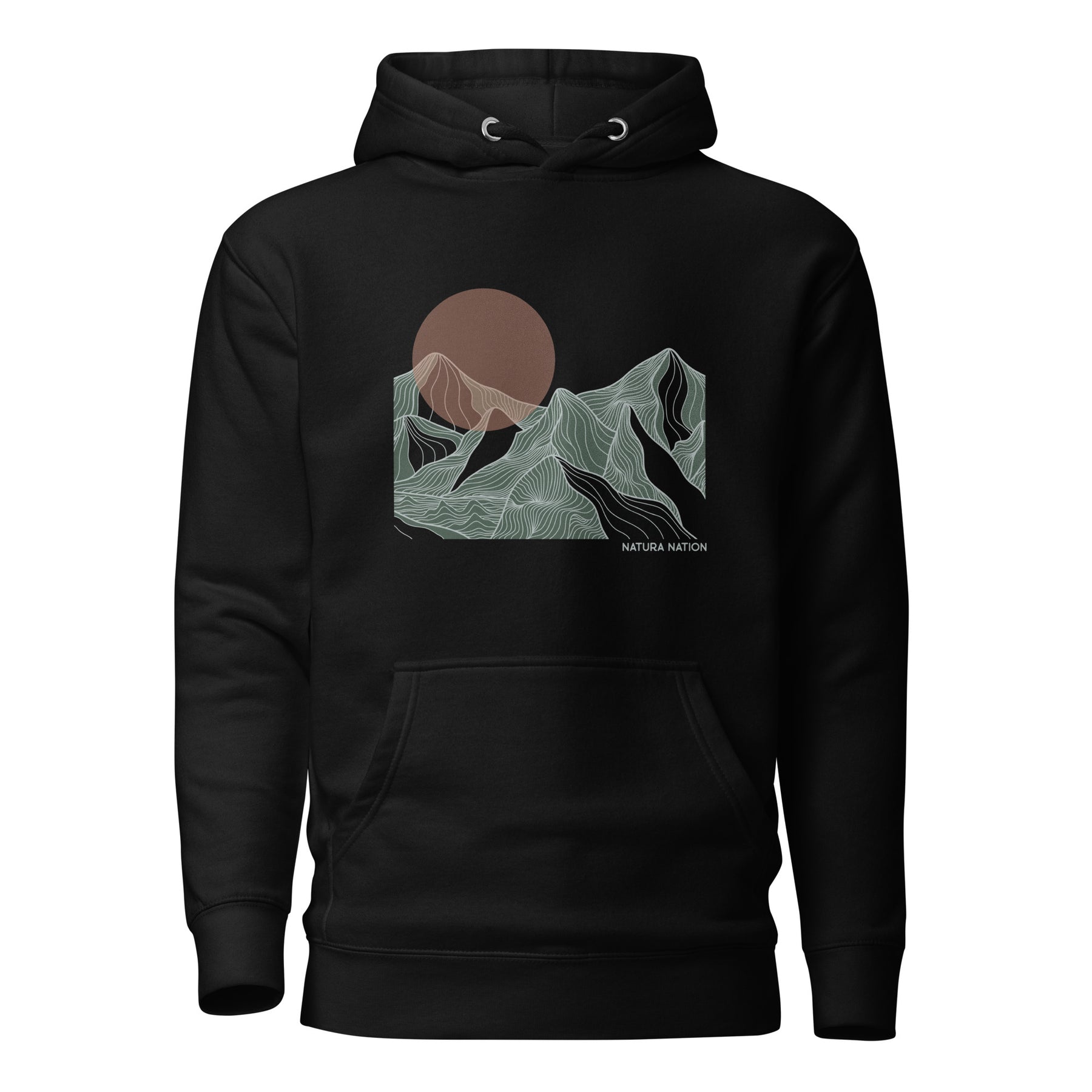 Mountain Glow pullover hoodie, three trees planted per order