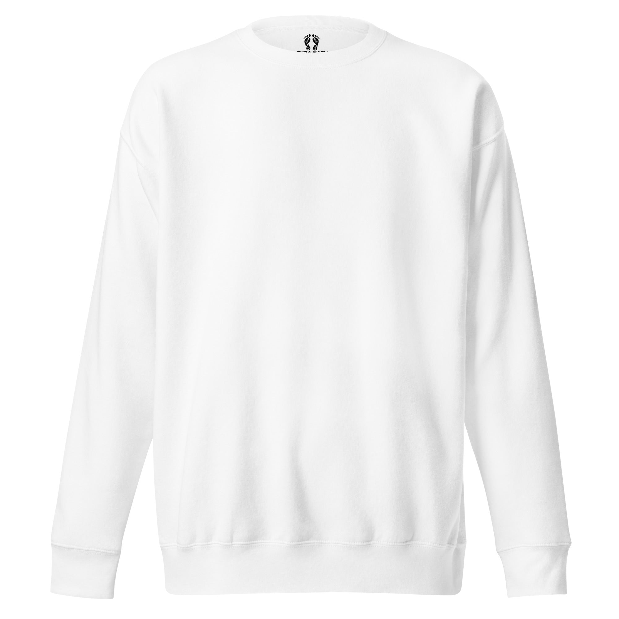 Pristine White Ocean Sweatshirt. An essential Nature Sweatshirt for light, airy beach adventures.