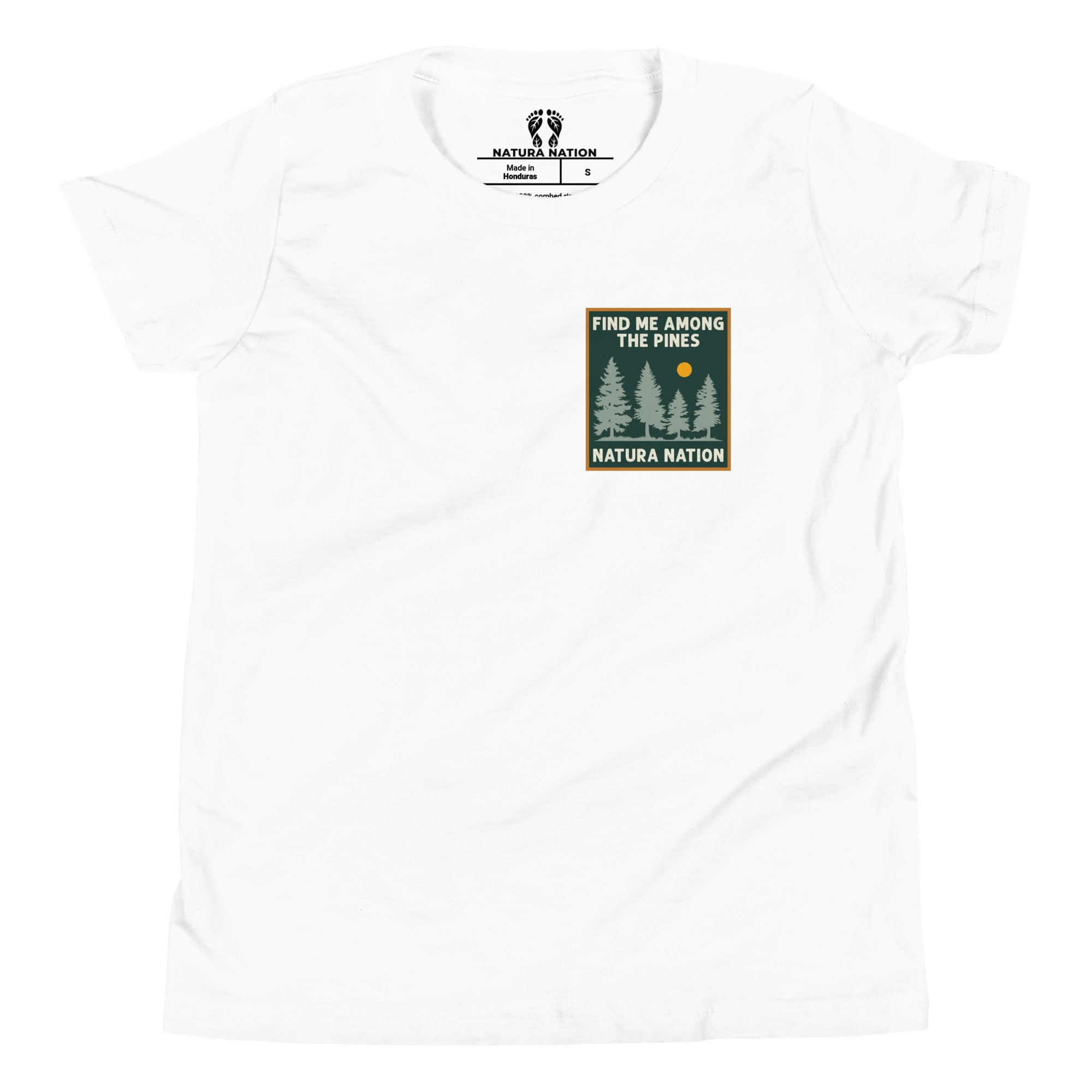 Teen pine trees t-shirt made for the outdoors.