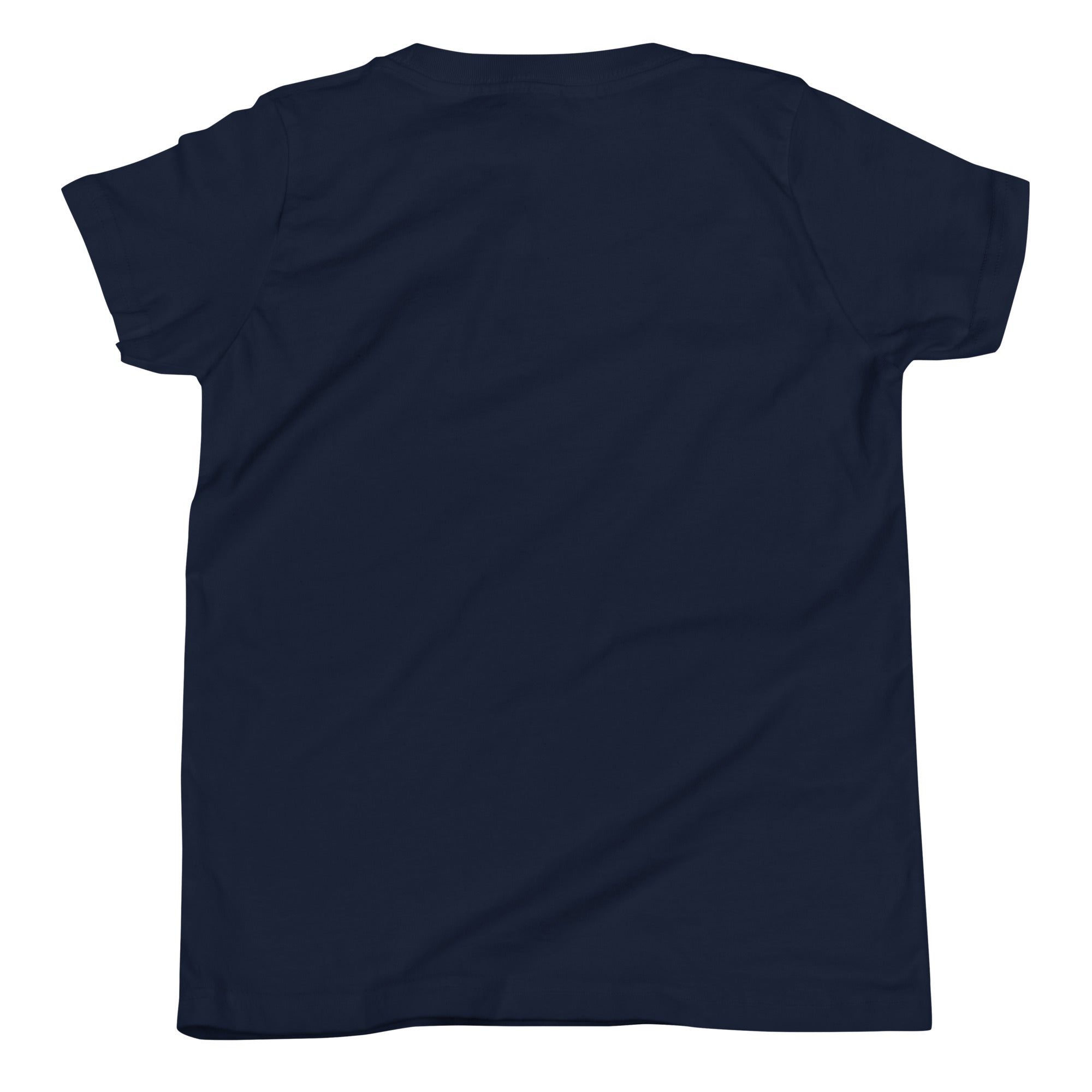 Youth ocean t-shirt, plain back view